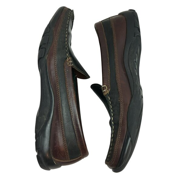 Allen Edmonds Boulder Leather Loafers Mens 10.5 D Black & Brown Slip-On main image 8
